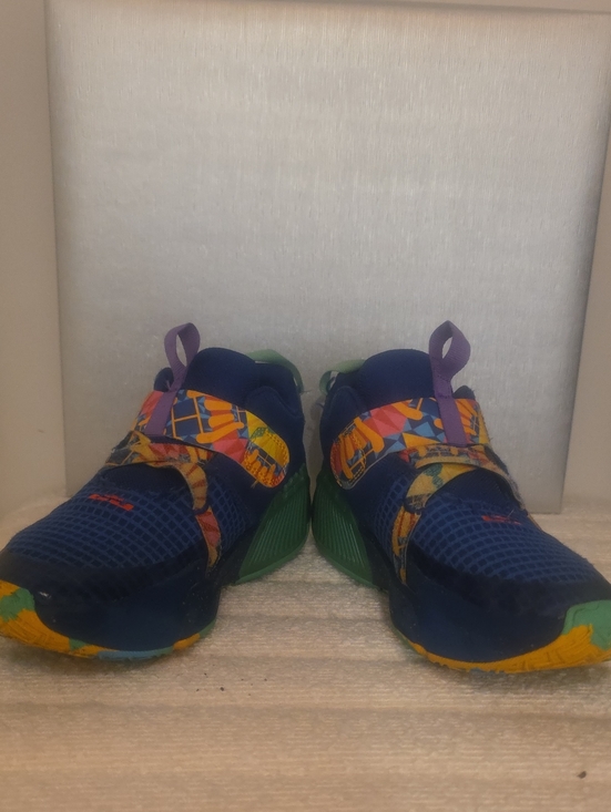 Nike Other - Nike Kids LeBron Multicolor Athletic Sneakers in Blue, Green & Purple
